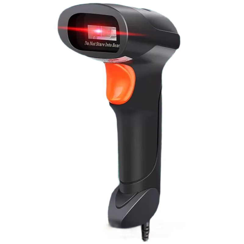 Chenguang (M&G) 5071 High-Quality Black One-Dimensional Barcode Wireless Scanner, Express Delivery Barcode Scanner, One-Dimensional Code Scanning Gun, Supermarket Cashier Payment Collection Gun, Wireless Scanner POS