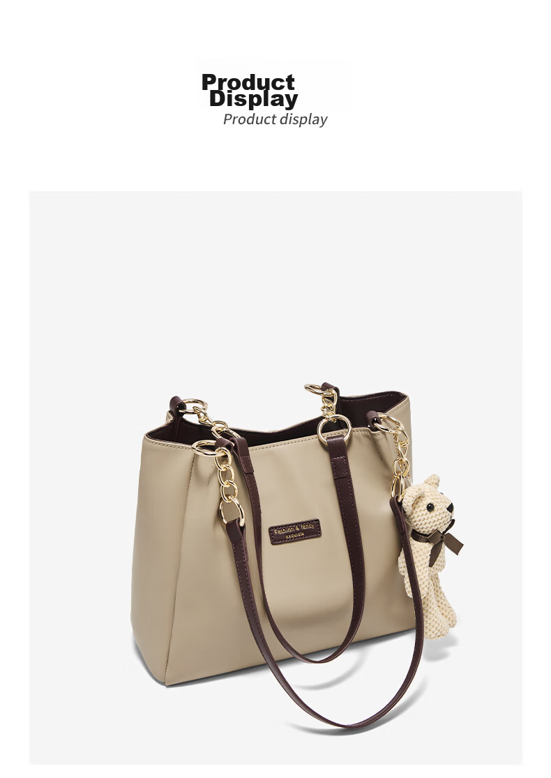 FOXER Leather Women's Handbag, Large Capacity Tote Bag, Shoulder Bag, Co-Branded Valentine's Day Gift for 520 13