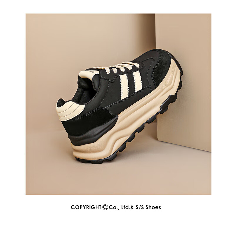 DAPHNE Chunky Dad Sneakers for Women, New Spring 2026 Retro Platform Heightening Training Shoes, Casual Versatile Sports Shoes for Wome 12