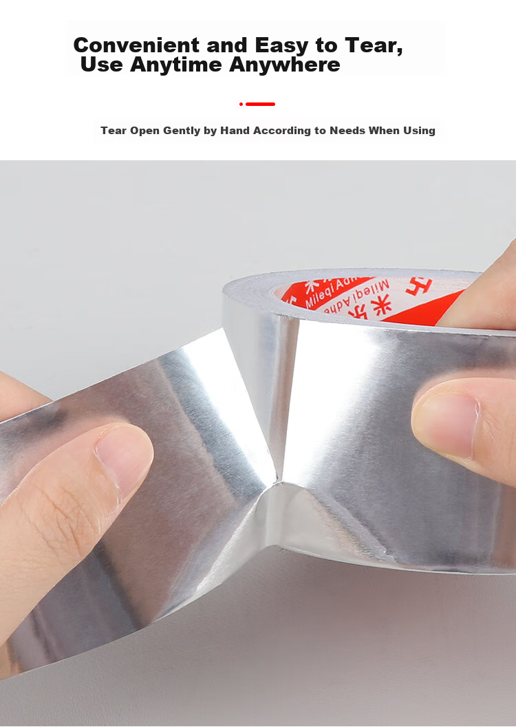 Mileqi Aluminum Foil Tape, Heat-Resistant, Thickened Tin Foil Paper, Kitchen Waterproof And Oil-Proof Self-Adhesive Tape, for Range Hood Exhaust Pipe And Air Conditioning Duct Wrapping, Sealing And Insulation, 10 Cm Wide 8