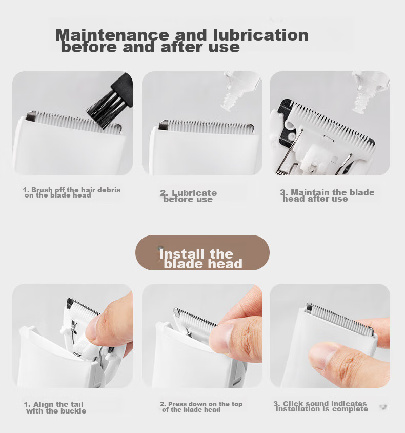 Rushan Xiaobai Pearl Baby Hair Clipper Ultra-Quiet Automatic Hair Suction Electric Trimmer for Infant Haircut 13