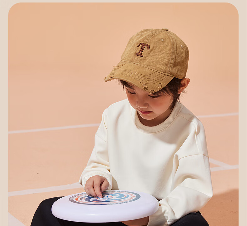 Baleno Girls' Sweatshirt Spring And Autumn Style, Little Girl 2024 Fashionable Stylish Air Layer Round Neck Pullover Children's Autumn Top 26