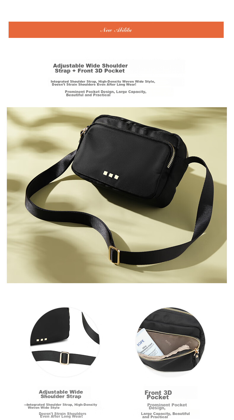 Laifu Handbag, Women's Crossbody Phone Bag, Lightweight Ladies' Shoulder Bag, Oxford Cloth Small Purse, Birthday Gift 6