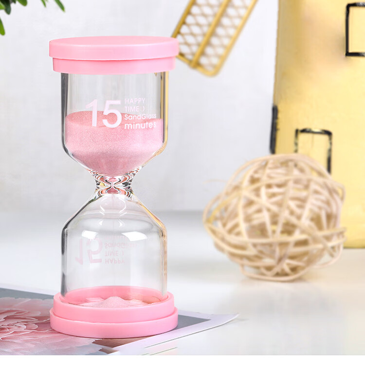 Extreme Space Hourglass Timer Ornament Creative Macaron 15-Minute Timer Children's Birthday Gift 6