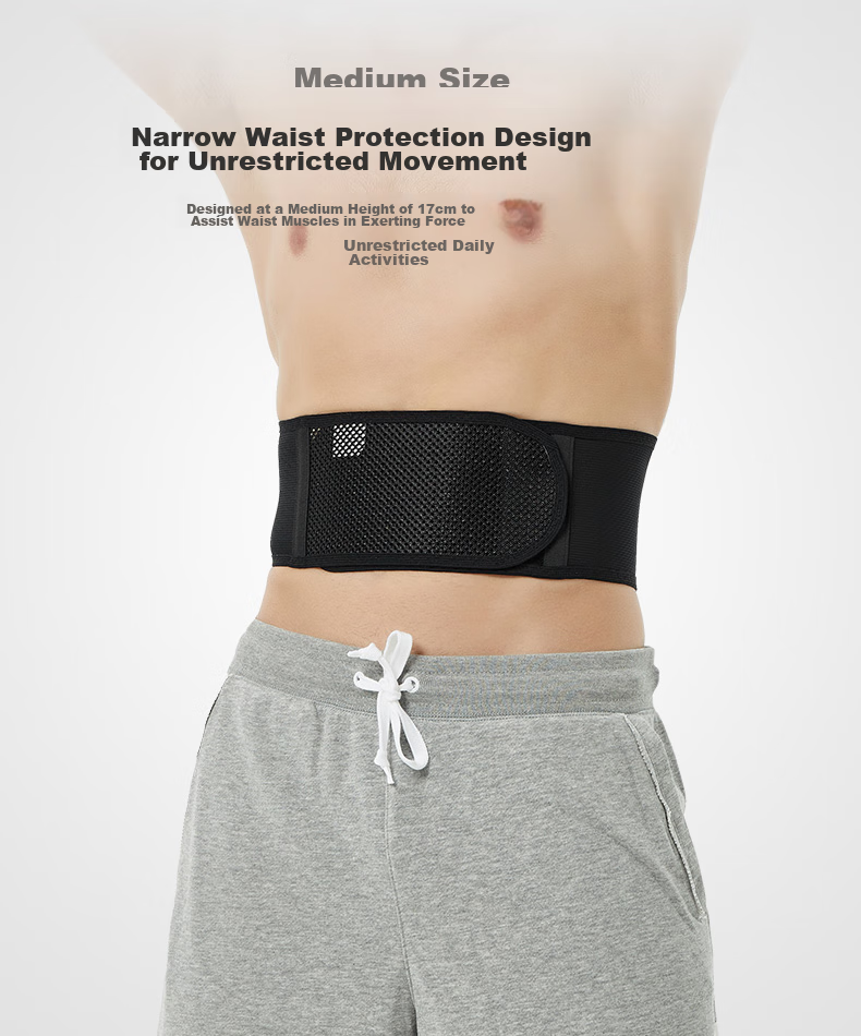 D&M Japan Imported Summer Skin-Friendly Waist Support Belt Fitness Sports Lumbar Brace Intervertebral Disc Herniation Sitting Fixation Support 6