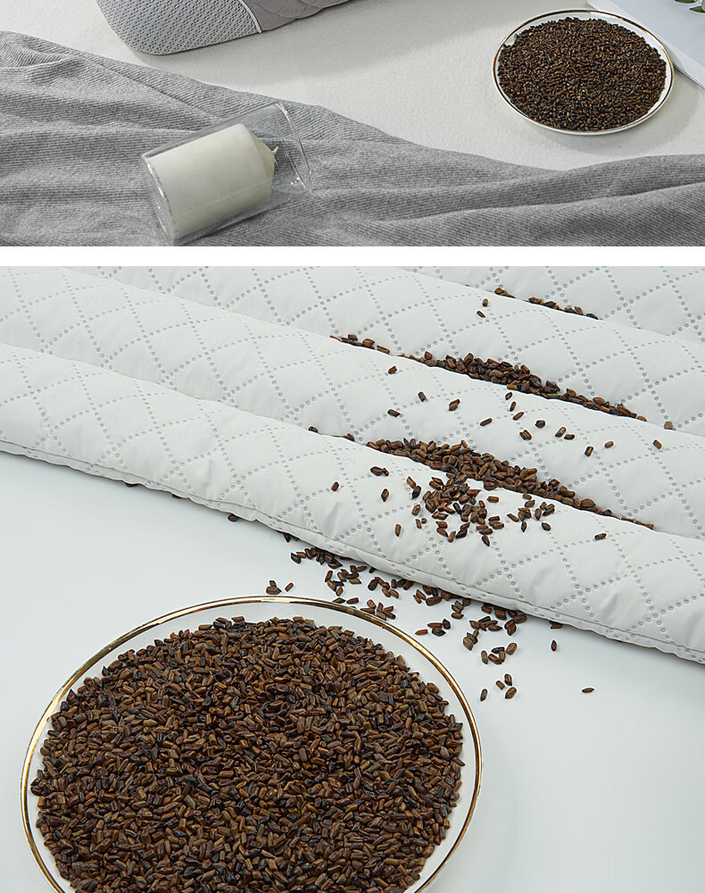 Shangfan Buckwheat Hull Low Pillow, Buckwheat Pillow, Low Pillow, Meltblown Fabric Anti-Mite And Antibacterial Pillow Core, Cervical Pillow 25