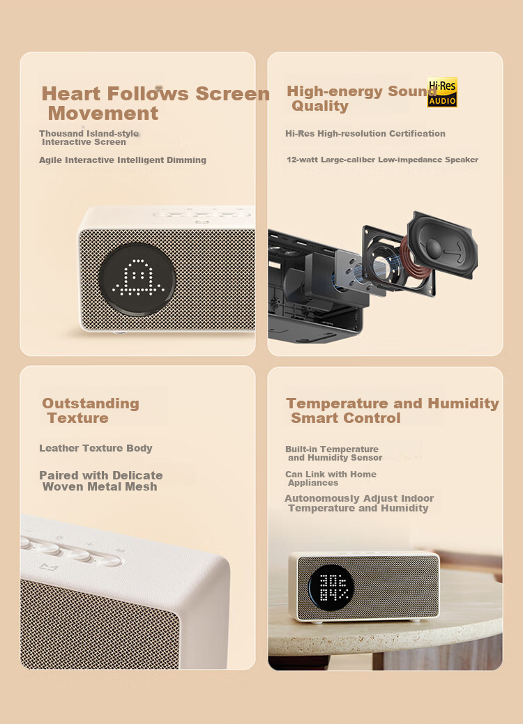 Wae [Subsidies] Tmall Genie IN Sugar 6 Smart Speaker Bluetooth Audio Large Model Question-Answering Voice Control Children's Early Education Alarm Clock Milk Candy Color Birthday Gift 2