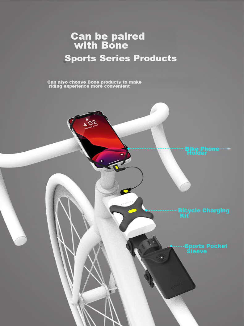 Bone Cycling Portable Storage Fruit Water Bottle Strap, Outdoor Off-Road Camping Bluetooth Speaker Binding Rope 10