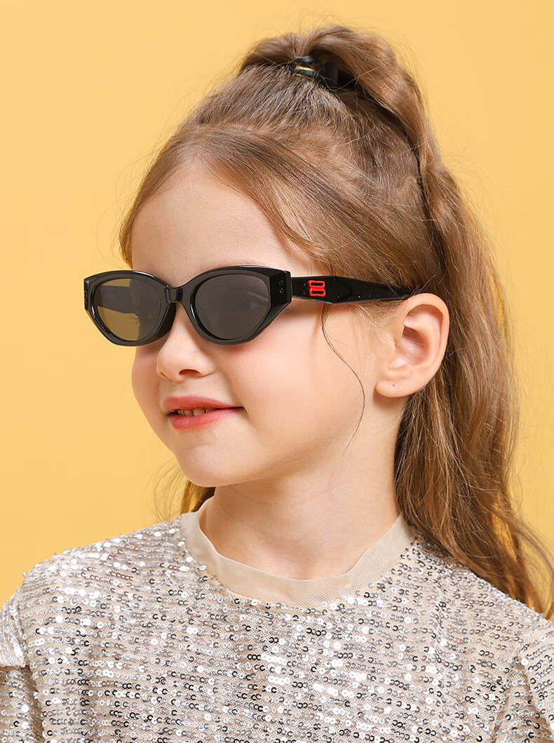 Angelamiao Children's Sunglasses, Polarized Sunglasses for Boys And Girls, Fashionable Cat-Eye Sunglasses 2