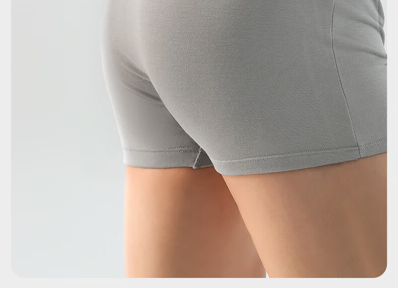 Briars Disposable Men's Underwear, Sterile Pure Cotton, Travel-Friendly, No-Wash Shorts, Double-Layer, 4-Pack, Boxer Briefs for Men, Gray, Size 4XL 16