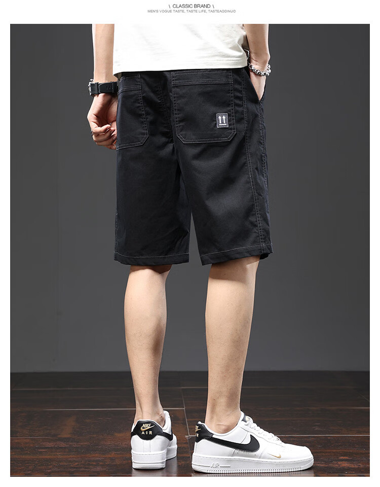 Zengzhi Summer Lightweight Men's Casual Shorts 2026 New Cargo Five-Point Straight-Leg Mid-Length Pants for Men 7