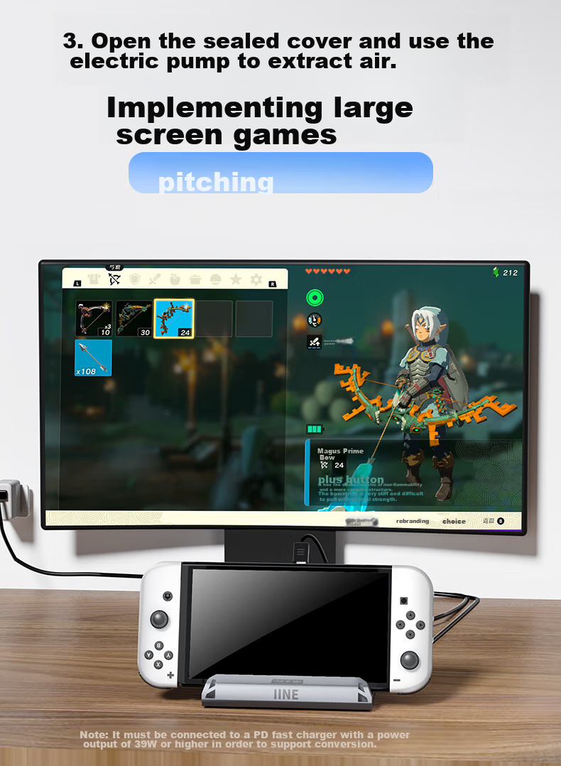 Liangzhi (IIINE) Compatible with ROG X Handheld Storage Case, Second-Generation Protective Cover for Handhelds, Large Capacity Portable Game Console, Built-In Stand Shockproof And Pressure-Resistant Box, ROG Handheld Accessories 8
