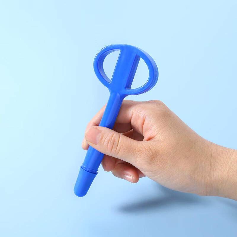 Geshan Prison Security Pen for Interrogation, Investigation, And Conversations, Anti-Swallowing Pen for Interrogation Cases, Specialized Prison Supplies Pen, Blue Pen Barrel, 1 Piece 6