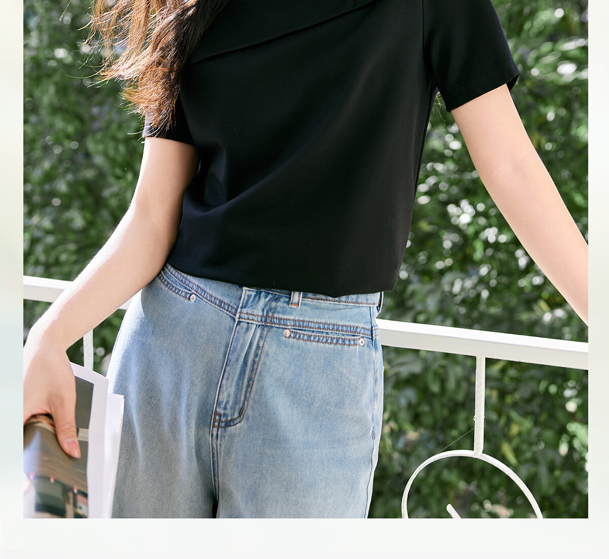 Taxiang Women's Short Sleeve T-Shirt with Square Neckline Design, Stylish Base Layer Top T52T007 1