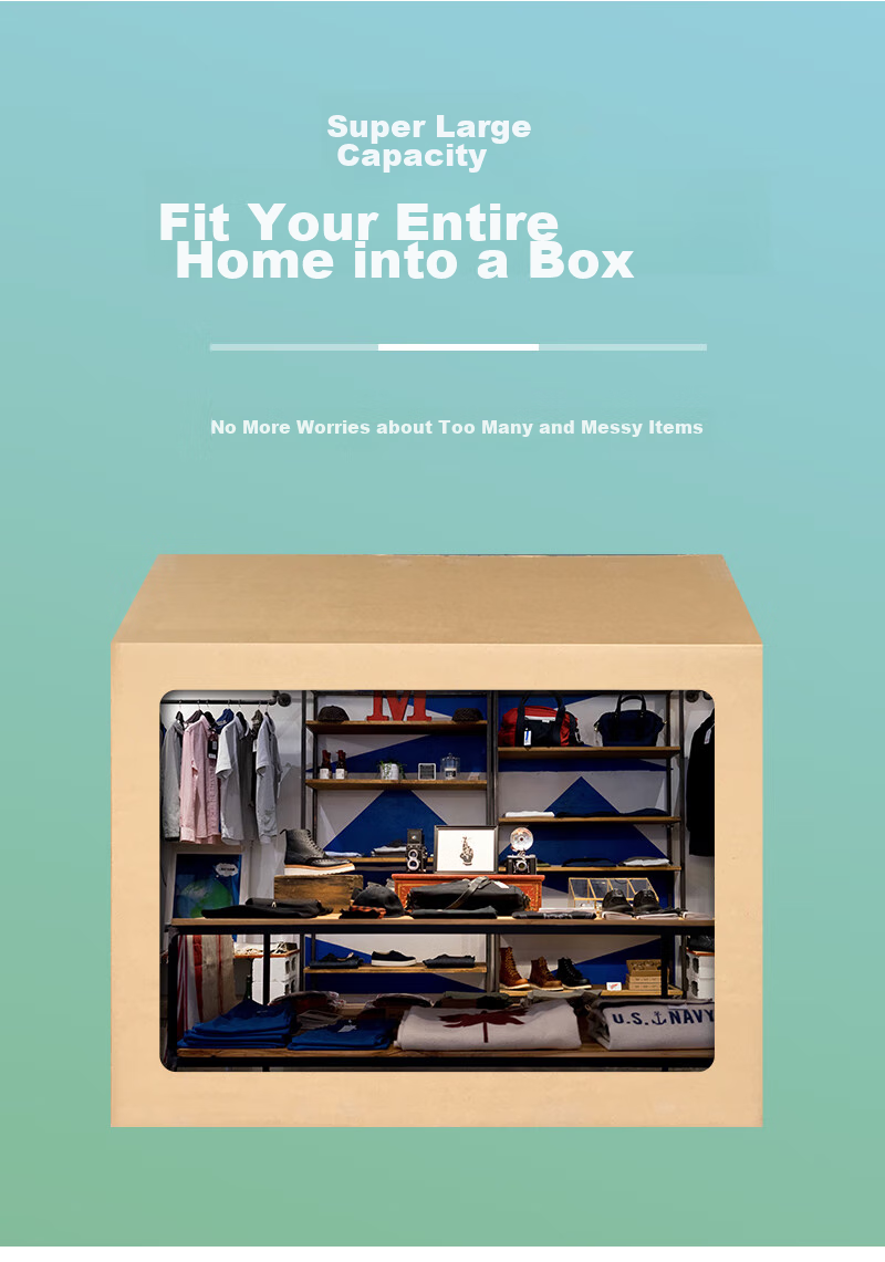 QDZX Moving Cardboard Boxes with Handles, 50*40*40 (5 Large Storage And Organization Boxes, Office Cardboard Boxes for Packing, Custom-Made) 17
