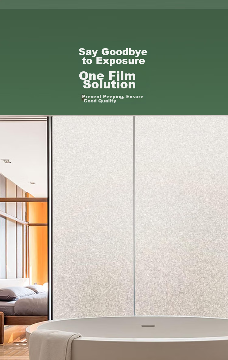 Qinghua Electrostatic Glass Film, Privacy Screen Film, Light-Transmitting Bathroom Glass Sticker, Colorful And Vibrant, 60*200cm 4