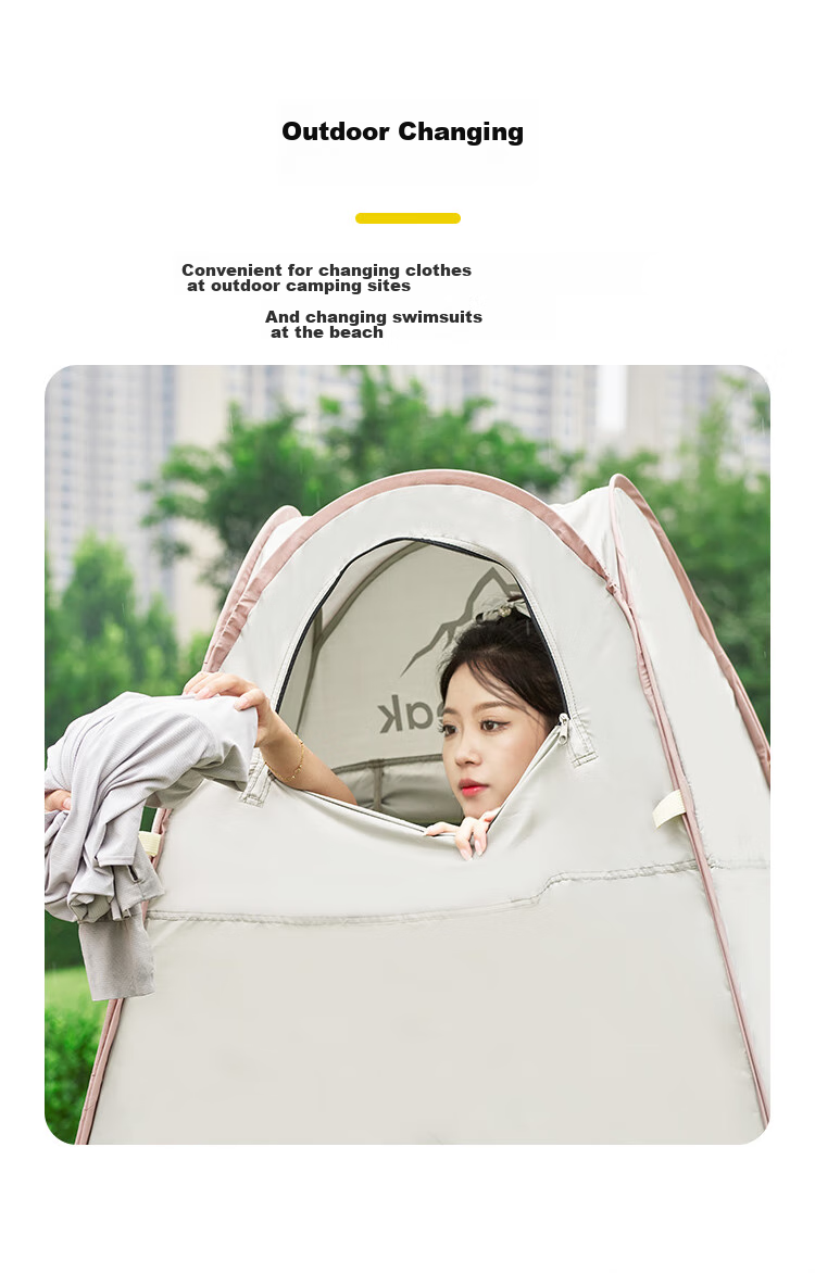 WhitePeak Outdoor Camping Tent, Portable Toilet Tent, Shower And Bathing Tent, Fishing And Photography Tent, Self-Driving Multi-Functional Portable Folding Tent 4