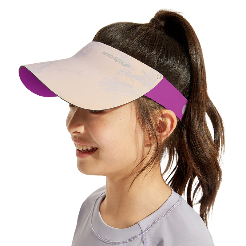 Moodytiger Children's Visor Sun Hat, Summer Boys And Girls 3D Foldable Lightweight Sun Protection Hat, Sports Baseball Cap