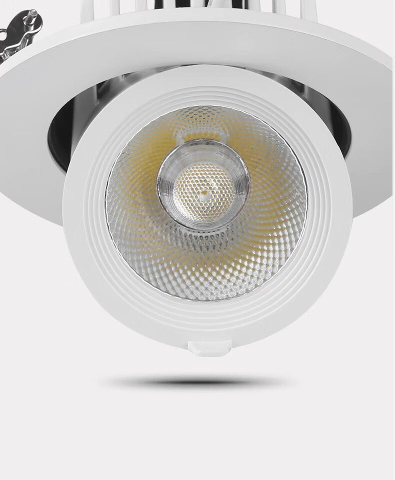 Fanyao Embedded Elephant Trunk Spotlight LED Wall Washer Adjustable Angle Telescopic Commercial Ceiling Light Neutral Light - 15W 6