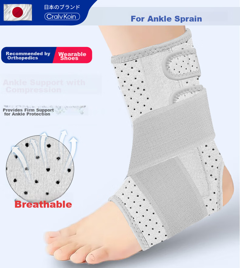 CRALVKOIN Medical Ankle Brace for Post-Injury Recovery, Ligament Injury And Fracture Rehabilitation, Sports Support Gear 1