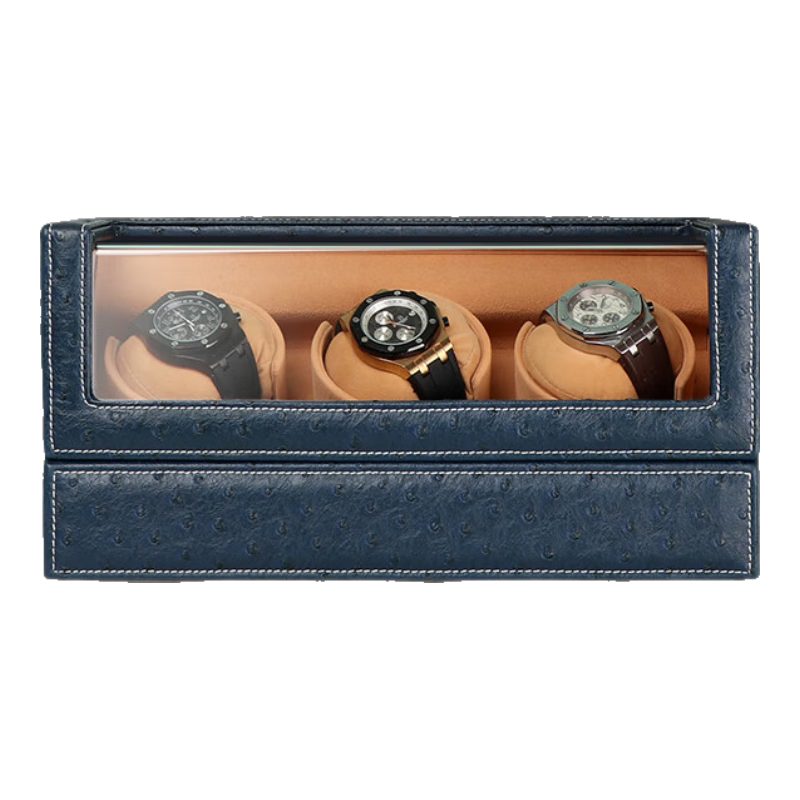 DrikLux Automatic Watch Winder Silent Anti-Magnetic Mechanical Watch Shaker with Storage Box Gift for Husband Boyfriend