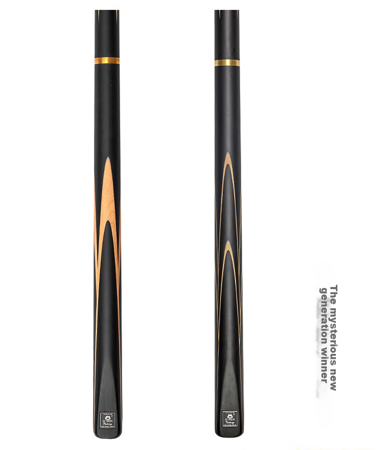 Aomi New Champion Pool Cue, Black Eight Small Tip, Chinese 8-Ball Snooker Medium Tip, 16 Point Scoring, Billiard Cue 10mm 2