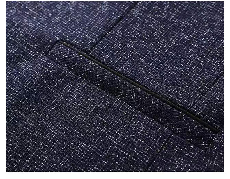 ROMON Men's Suit, Fashionable Business Single-Breasted Jacket, Versatile Casual Blazer, YT2058, Black, 4XL 18