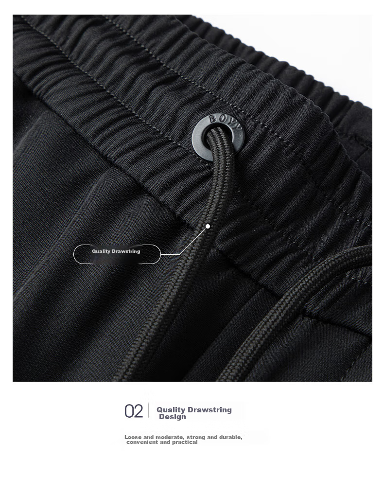 Yalu Men's Winter Thickened Casual Long Pants, Fleece-Lined Trousers, Warm Goose Down Pants with Elastic Cuffs 20