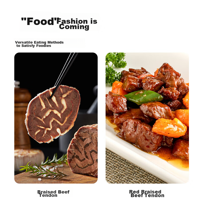 JD Jingzao Secret Marinated Beef Shank 1.05kg (With Marinade Packet), Frozen Beef Shank Meat for Stewing, Barbecue Ingredients Other