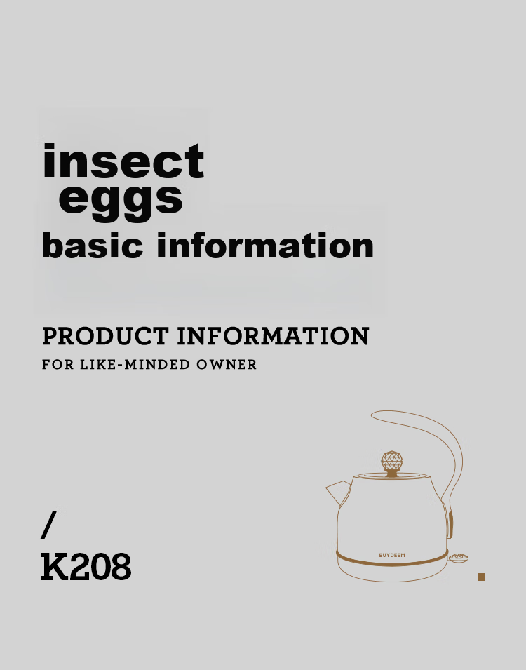Buydeem Portable Electric Kettle for Home Use, Automatic All-In Design with 304 Stainless Steel, Auto Shut-Off, Stylish Hot Water Kettle K203 Light Pine Gree 10