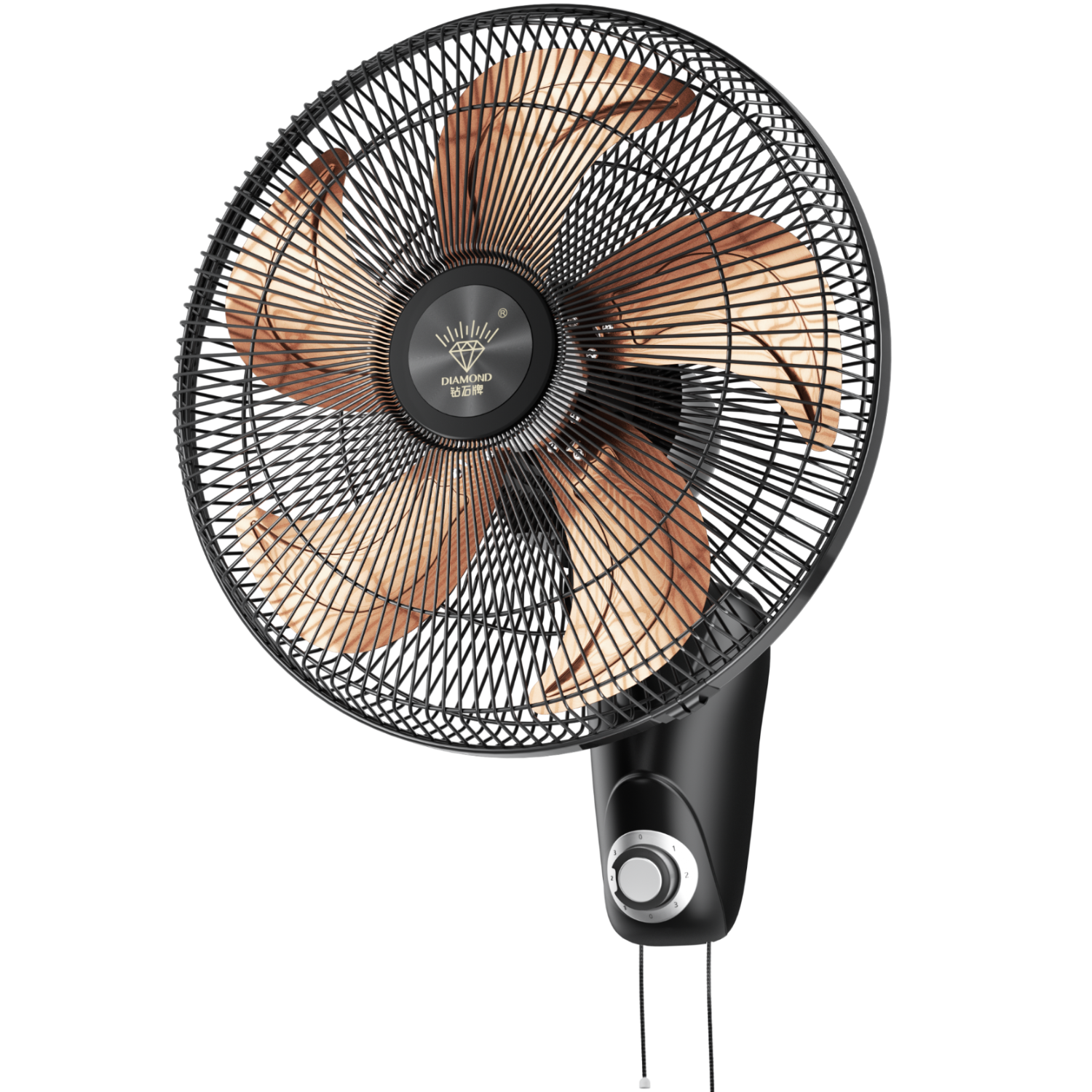 Zuanshipai Wall-Mounted Fan, Wall-Hanging Electric Fan, Home Remote Control Oscillating Wall-Mounted Fan, Industrial Large Airflow Fan for Dormitory And Restaurant, FB-45