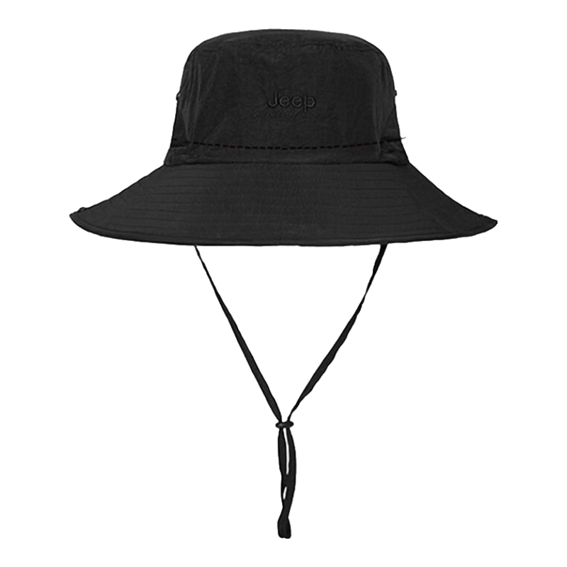 Jeep Sun Protection Hat for Men, Outdoor Sun Visor, Water-Resistant Fisherman Hat, Breathable Sun Hat, Sports Casual Fishing Hat