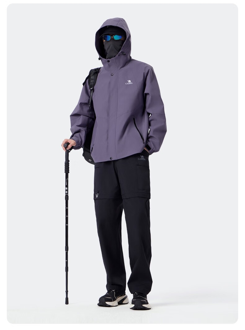 CAMEL Mountain And Sea Jacket for Men And Women, Trendy Windproof Casual Sports Outdoor Hiking Coat for Spring And Autumn M13CA6V040 36