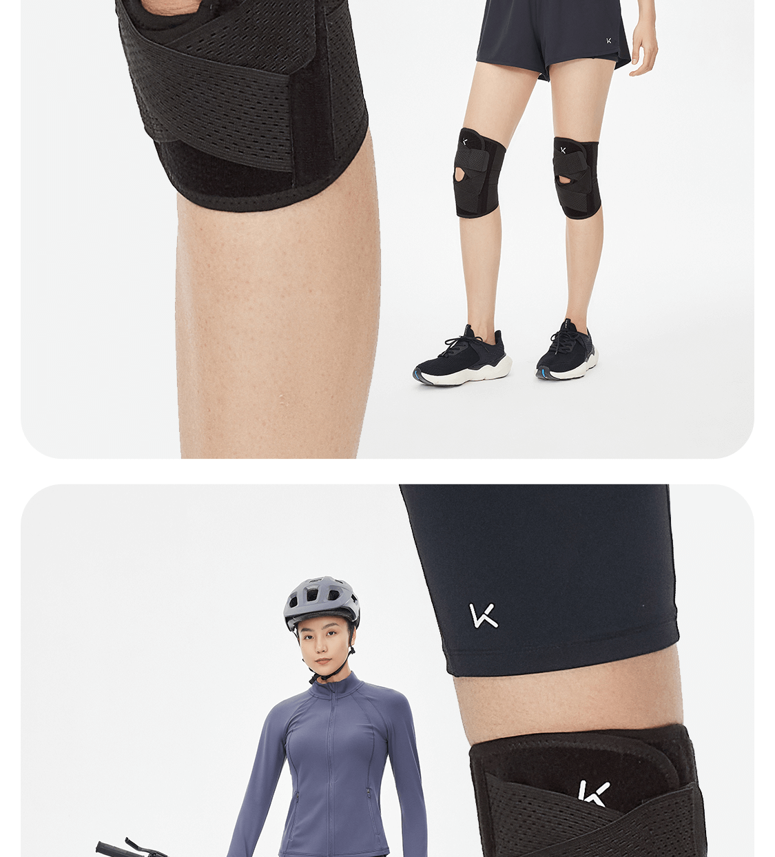 Keep Breathable Open Knee Brace Sports Running Men Women Meniscus Injury Joint Support for Hiking Basketball Badminton 25