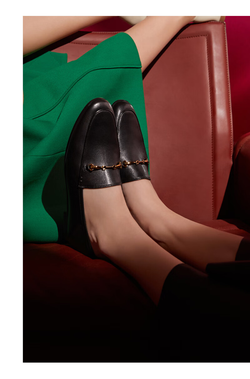 73Hours Women's Shoes, Cheese Bag Spring And Autumn New Style Slip-On Flat Shoes, Commuter Loafers for Wome 8