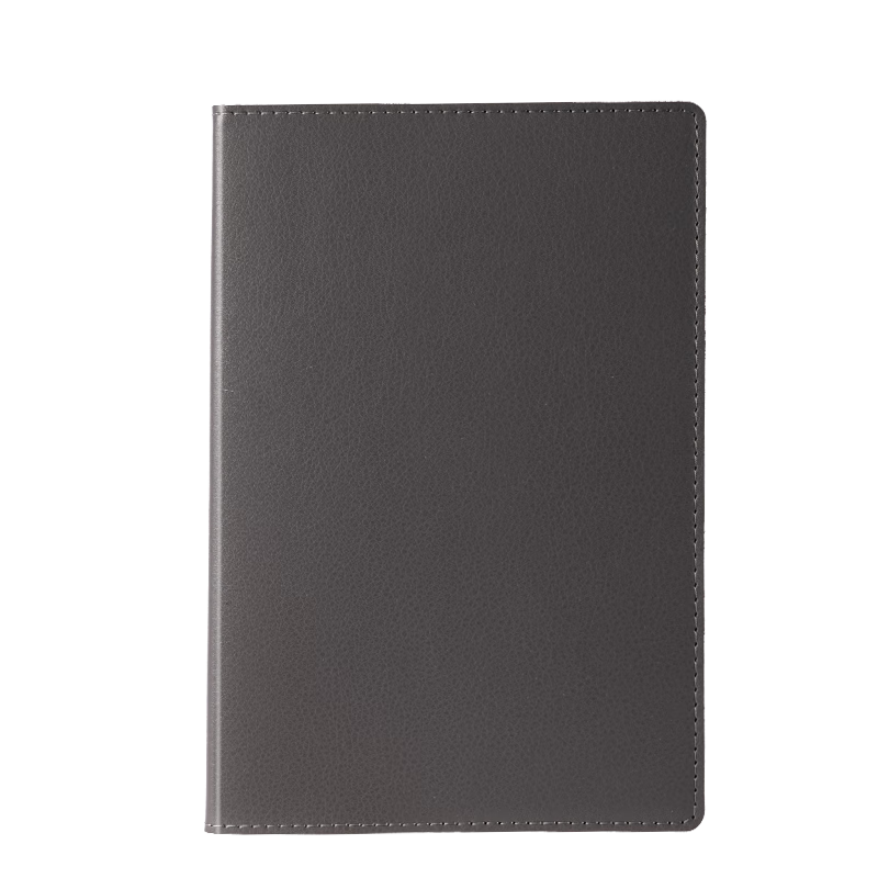 Deli Leather Notebook, Light Business Notepad for Office Meetings And Note-Taking, 25K 80 Sheets/book, 207*140mm, BP01 Gray