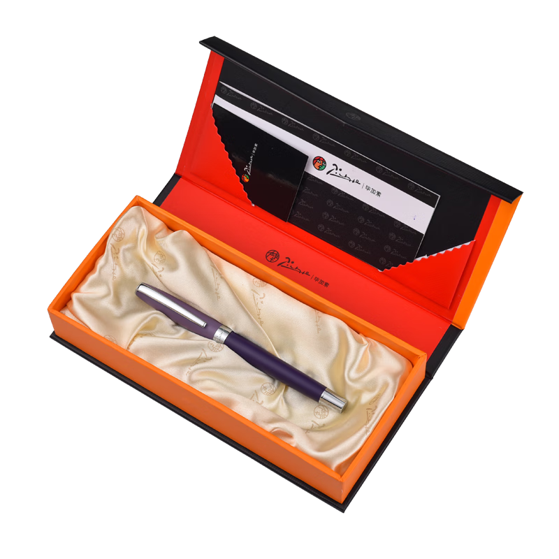 Pimio Signature Pen, Ballpoint Pen, Business Office Gift, Teacher's Day Present, Adult Male And Female Signature Pen, Student Handwriting Practice 755, Matte Purple Color