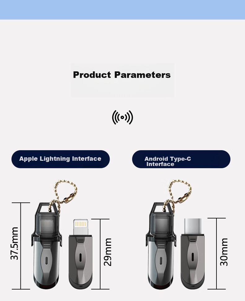 Masentek Mobile Infrared Air Conditioner Remote Control Transmitter, Android Type-C Interface External Plug-In Smart Accessory Device for TV, Compatible with Huawei, Apple Lightning/USB 13