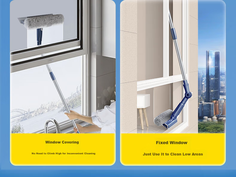 Sulida Glass Cleaning Tool for High-Rise Windows, Professional Window Cleaner, Outdoor Window Cleaning Equipment, Glass Scraper for Exterior Windows 4