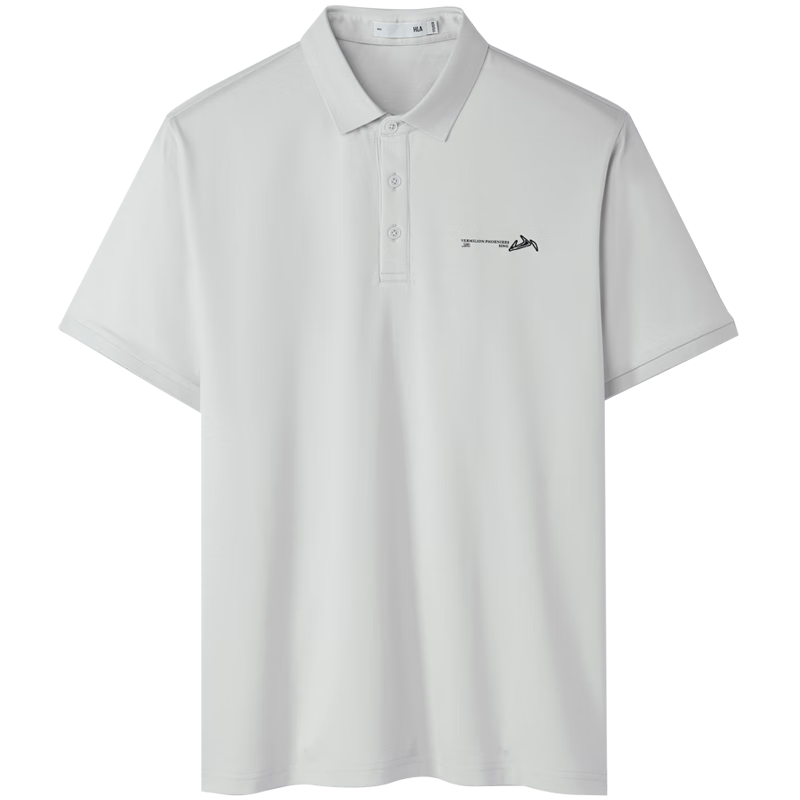 HLA Short-Sleeve Shirt for Men, Shan Bu Zai Gao Series, Cool-Feeling Short-Sleeve Shirt for Men in Summer