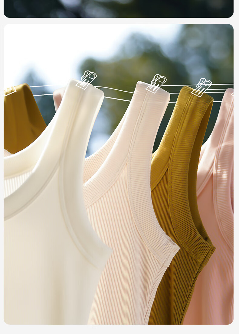 Jianyun Women's Modal Cotton Camisole Sexy Sleeveless Crop Top Summer Outerwear Basic Shirt 11