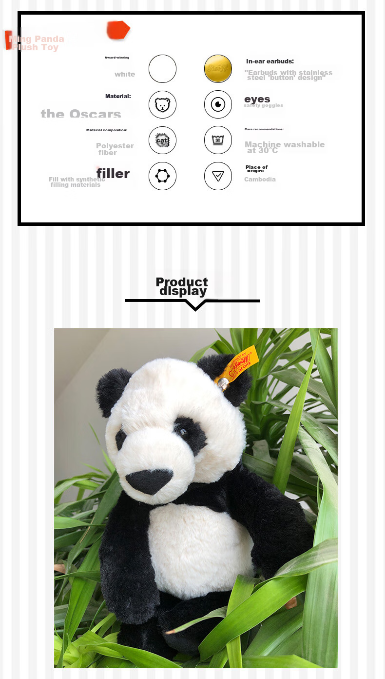 Steiff Fuzzy Lamb Plush Toy Doll Birthday Gift for Girlfriend Christmas Present 2