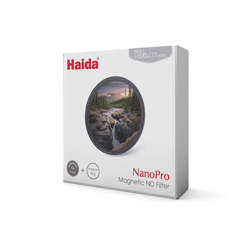 Haida NanoPro Magnetic ND1.8(64x) Neutral Density Filter, 72mm Filter, 6-Stop Neutral Density Filter, Suitable for Canon, Nikon, Sony, Fuji And Other Camera Lenses