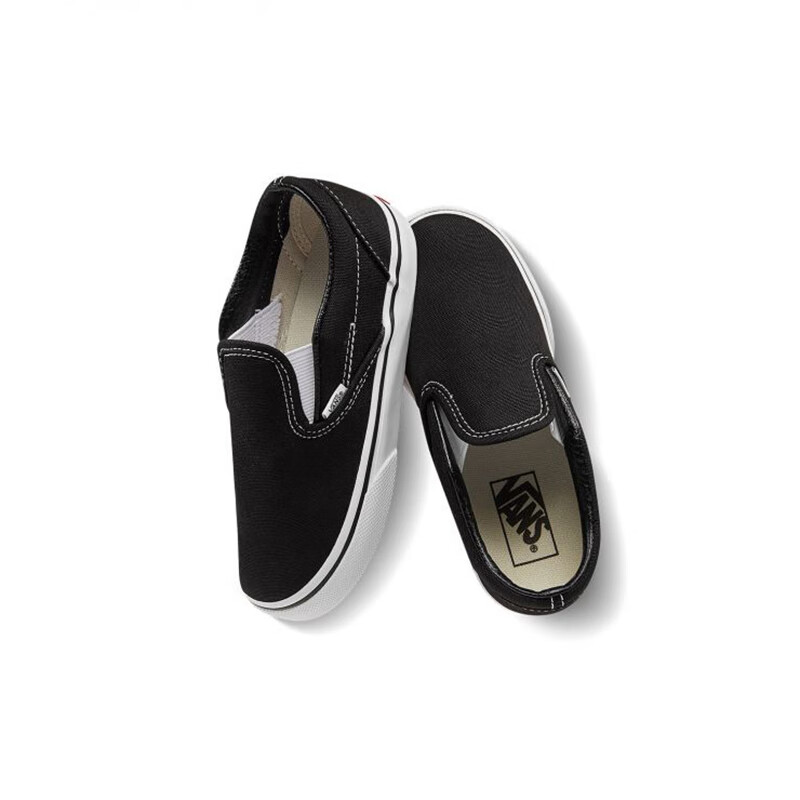 VANS Classic Slip-On Low-Top Sneakers for Kids, Skateboard Shoes, Canvas Shoes 6