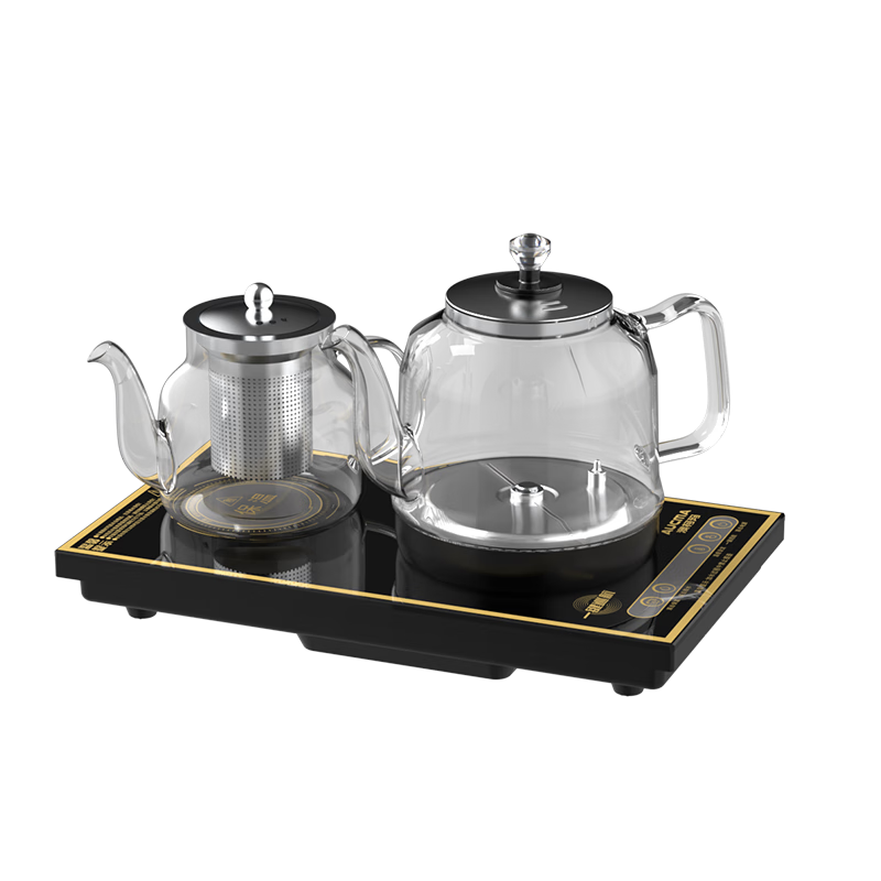 AUCMA Bottom Automatic Water-Filling Kettle, Constant Temperature Electric Kettle, 316 Stainless Steel, Built-In Kung Fu Tea Table All-In Water Boiler, Electric Teapot, Water Pumping Electric Tea Stove F7