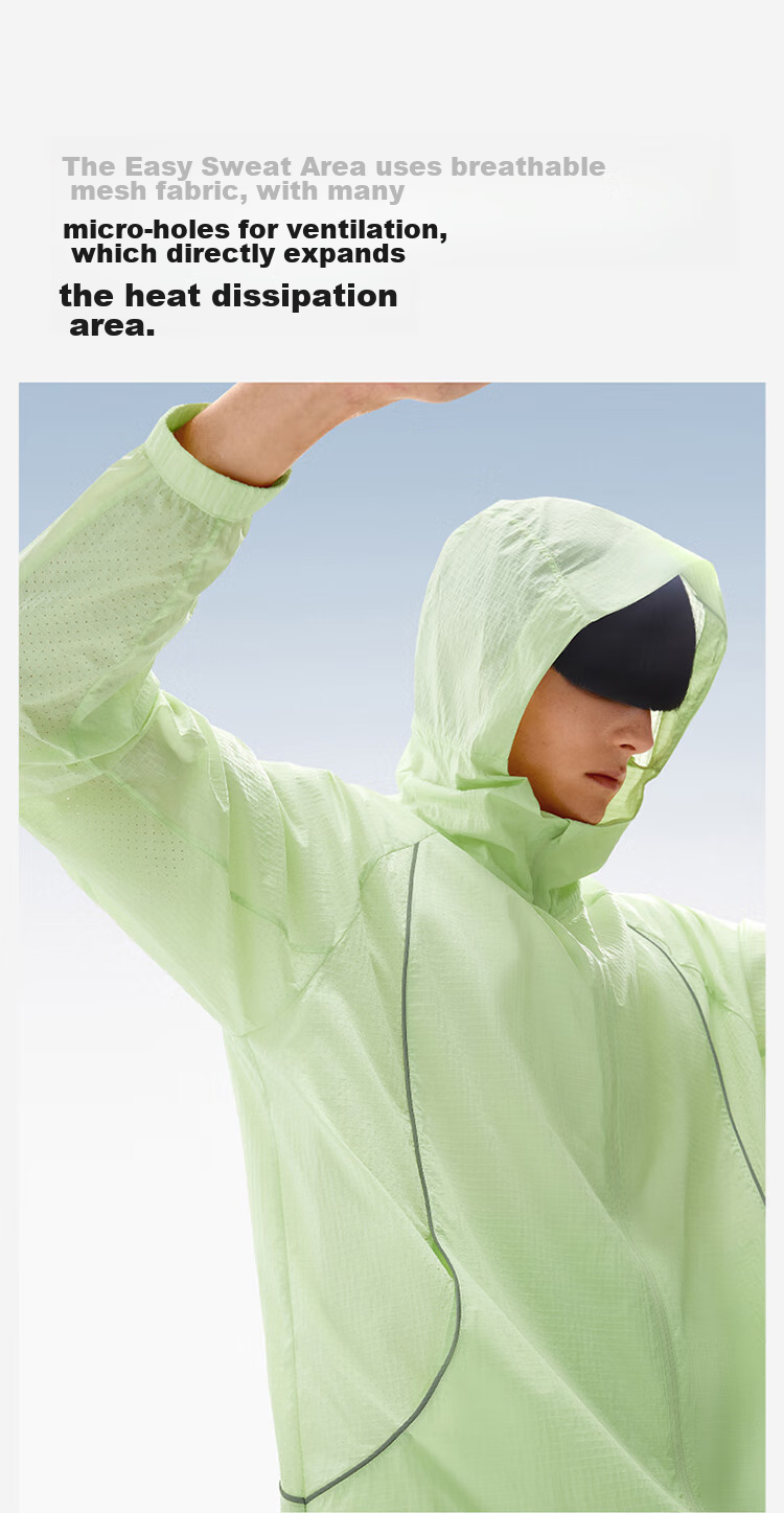 Bananain [Wang Yibo's Choice], Liangpi 502UV Unisex Sun Protection Clothing, Breathable Sports Quick-Dry Jacket, New Style 23