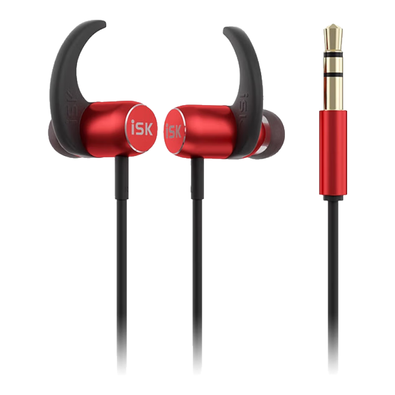 ISK SEM6S Wired Monitoring Earphones, In-Ear Professional Live Streaming High-Fidelity HIFI Small Earphones for Karaoke, Gaming, Music, Sleep, Deep Bass, Universal Earplugs for Mobile Phones, Computers, Sound Cards