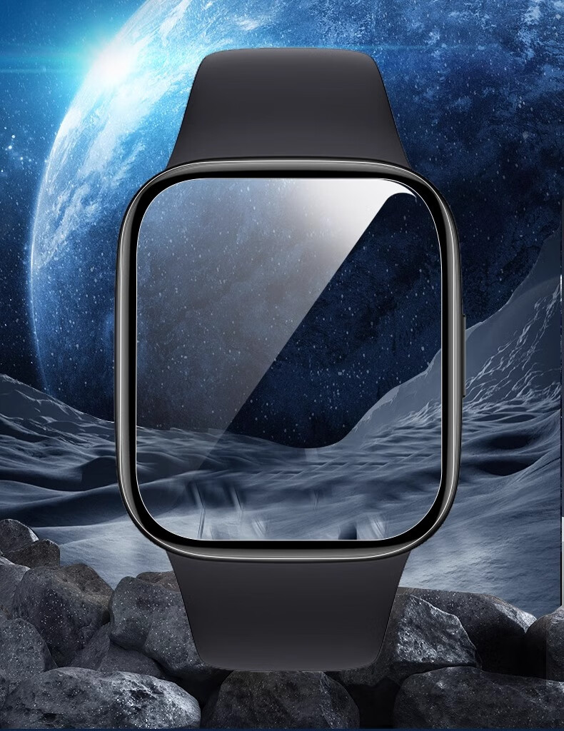 Smorss [2-Pack] Screen Protector for Redmi Watch 4, Non-Tempered HD Curved Composite Full-Coverage Full-Adhesive Anti-Scratch Shockproof Film 12