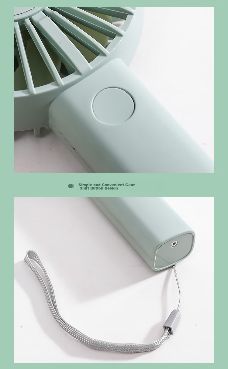 Shinee Handheld Mini Fan, Portable Personal Fan, Quiet And Low Noise, for Office, Student Desk, Dormitory, Outdoor Use, USB Rechargeable FSC-9 14