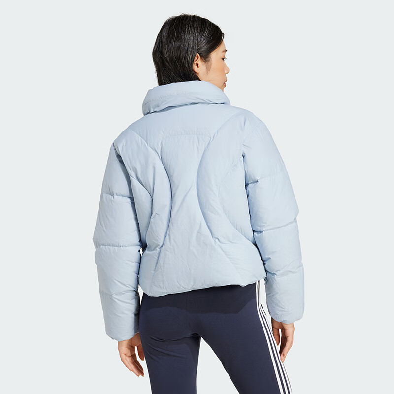 Adidas Women's Winter Regular Duck Down 600 Fill Power Blue Stand Collar down Jacket, JG5933 A/XL 2